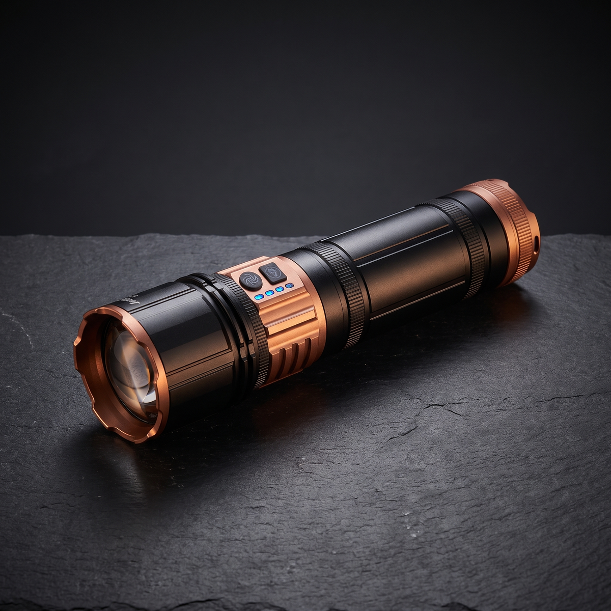 Laser Pro Max Professional | Linterna recargable de largo alcance y batería externa